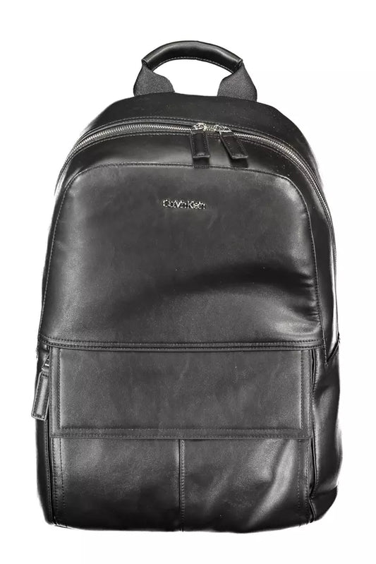 Calvin Klein Black Polyester Backpack for Men