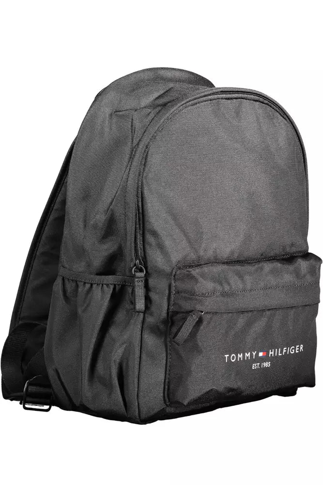 Tommy Hilfiger Black Polyester Backpack for Men