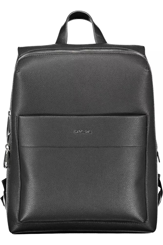 Calvin Klein Black Polyester Backpack for Men