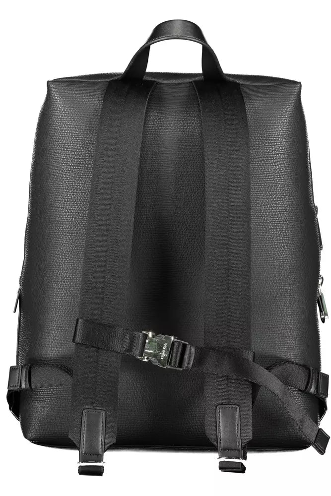 Calvin Klein Black Polyester Backpack for Men