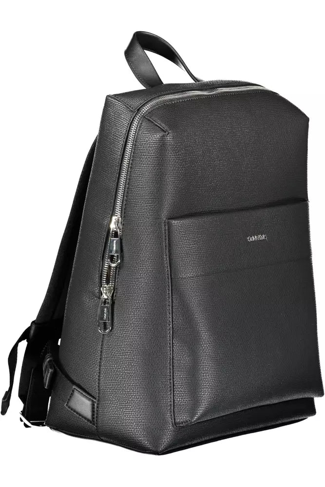 Calvin Klein Black Polyester Backpack for Men