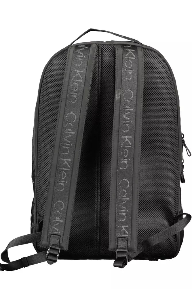 Calvin Klein Black Polyester Backpack for Men