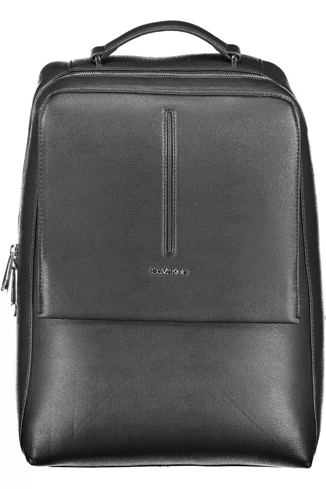 Calvin Klein Black Polyester Backpack for Men