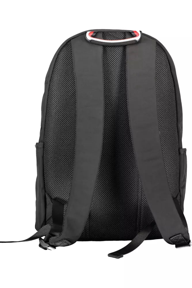 Tommy Hilfiger Black Polyester Backpack for Men