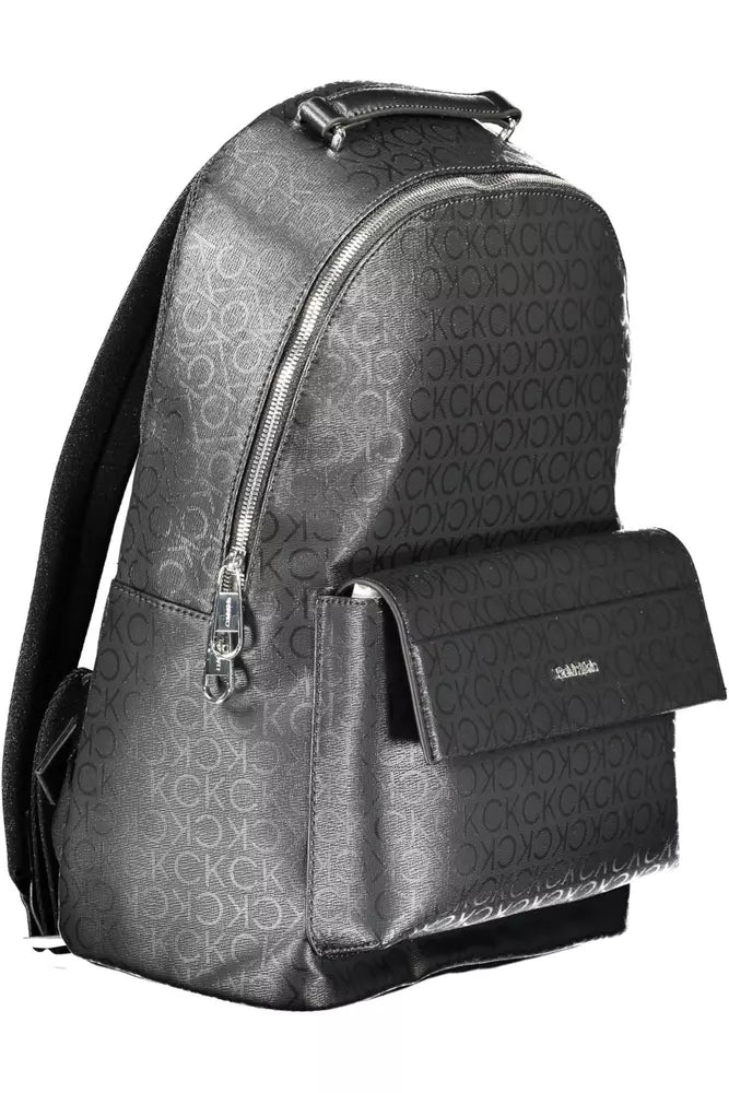 Calvin Klein Black Polyester Backpack for Men