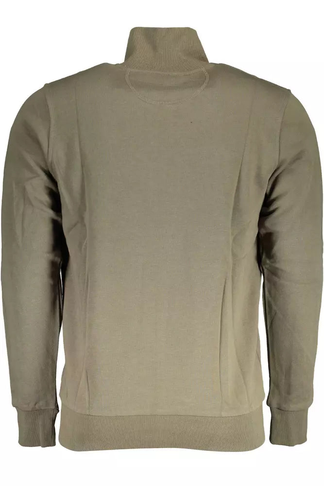 La Martina Green Cotton Sweater for Men