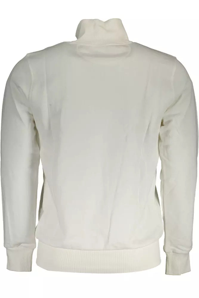 La Martina White Cotton Sweater for Men