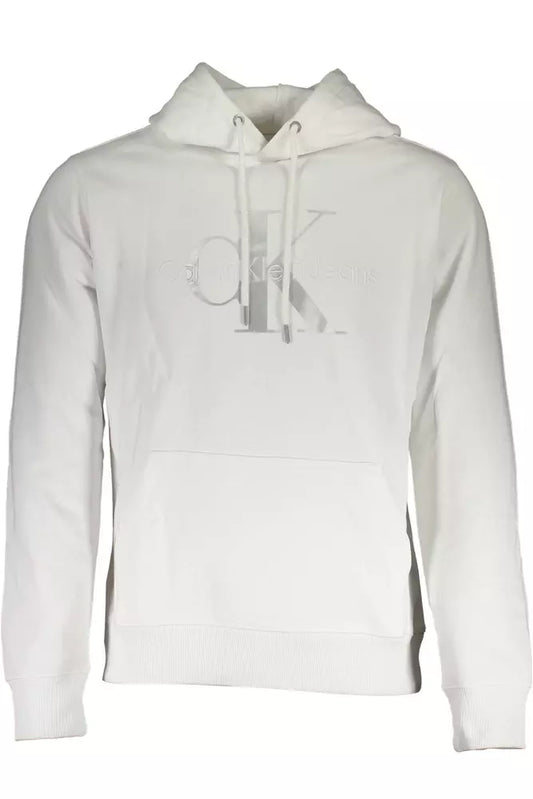 Calvin Klein White Cotton Sweater for Men