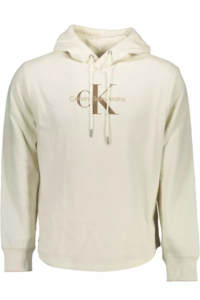 Calvin Klein White Cotton Sweater for Men