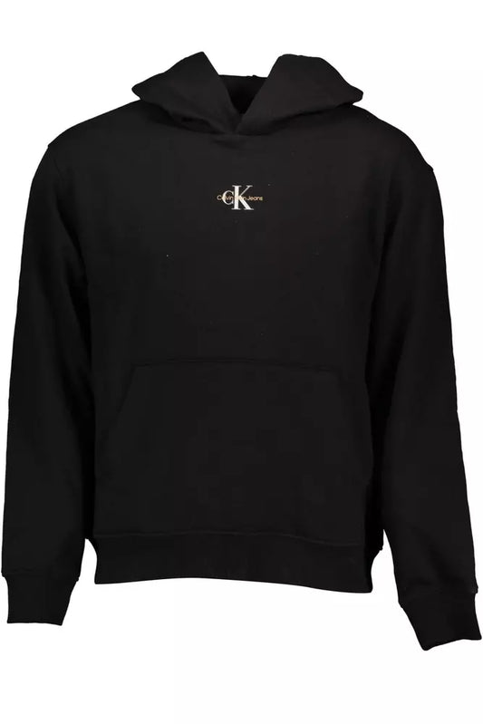 Calvin Klein Black Cotton Sweatshirt for Men