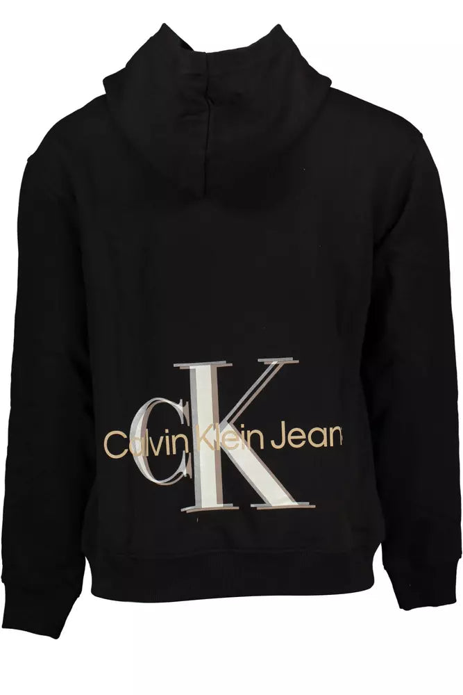 Calvin Klein Schwarzes Baumwoll-Sweatshirt für Männer