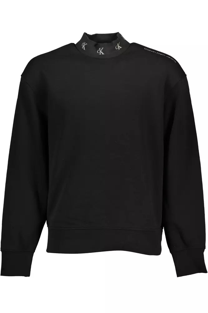 Calvin Klein Black Cotton Sweater for Men