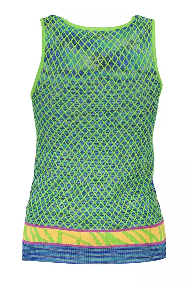 Desigual Green Cotton Top for Women