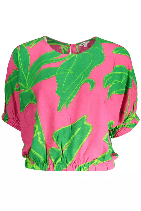 Desigual Pink Viscose Women's Top