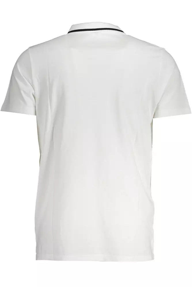 Fila White Cotton Polo for Men