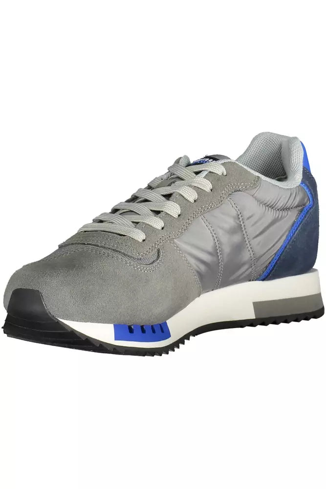 Blauer Gray Leather Men's Sneakers