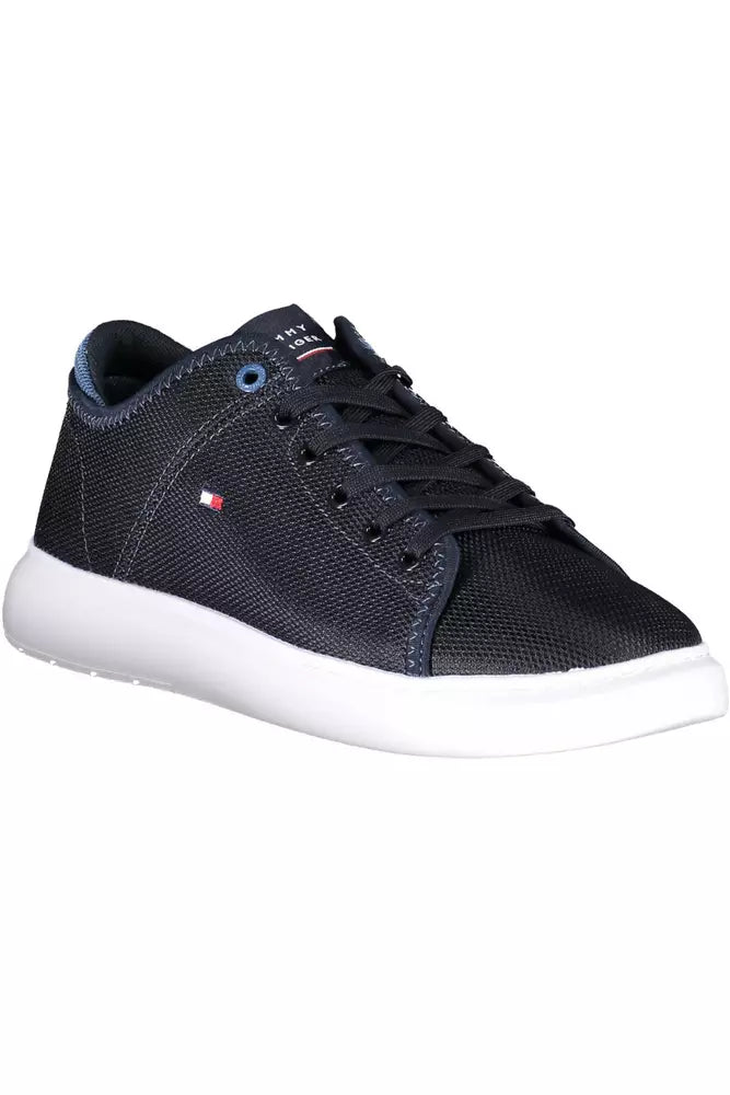 Tommy Hilfiger Blue Polyester Men's Sneaker