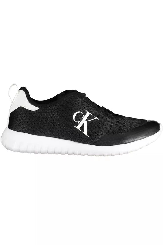 Calvin Klein Black Polyester Men's Sneaker