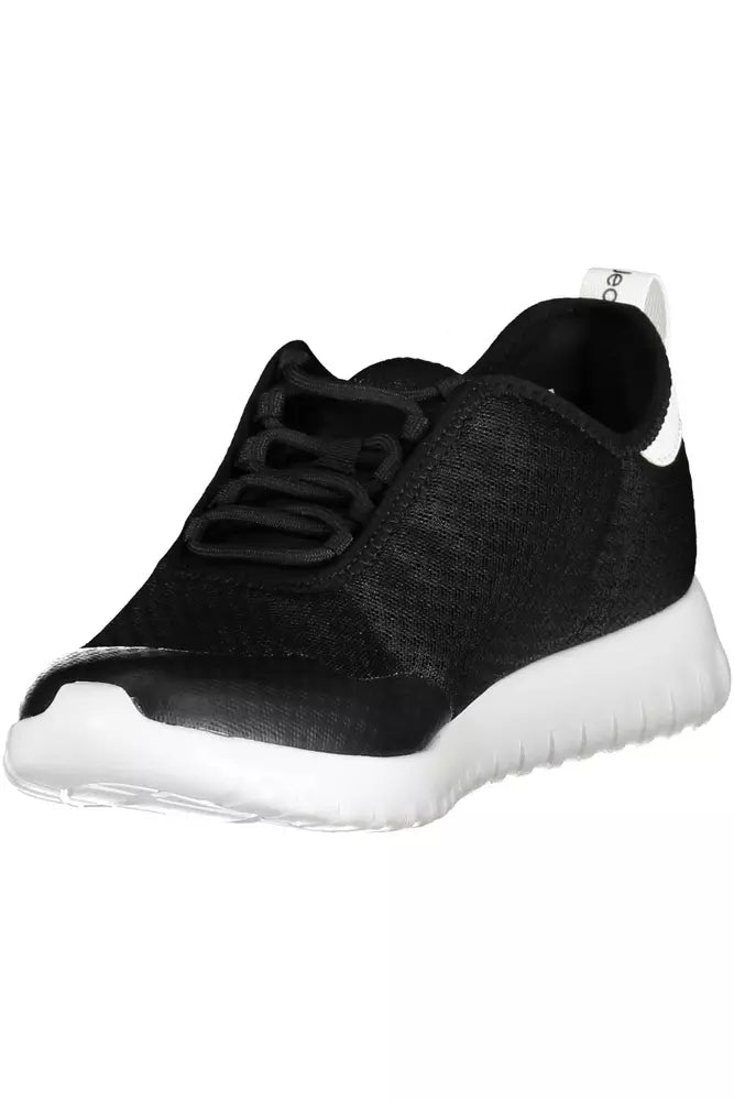 Calvin Klein Black Polyester Men's Sneaker