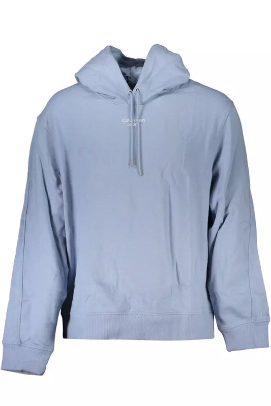 Calvin Klein Light Blue Cotton Sweater for Men