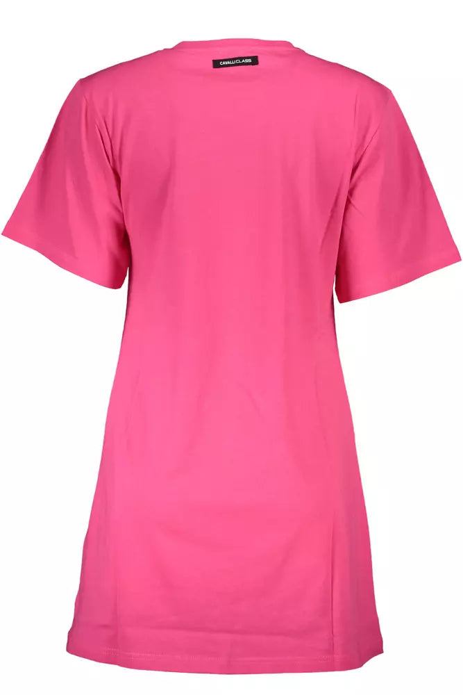 Cavalli Class Pink Cotton Women's Top