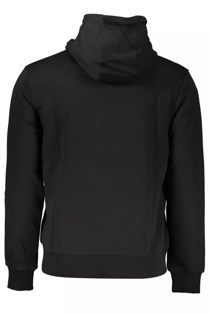 Cavalli Class Black Cotton Sweater for Men