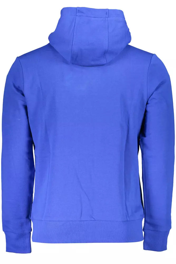 La Martina Blue Cotton Sweater for Men