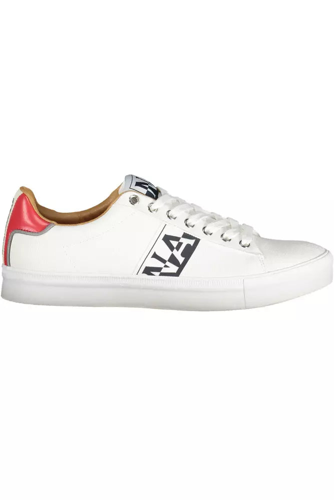 Napapijri White Polyester Men's Sneaker