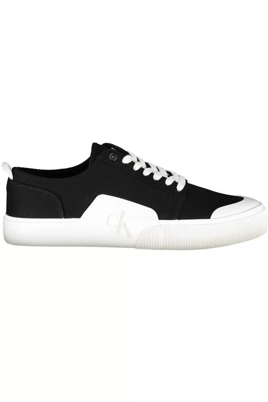 Calvin Klein Black Cotton Men's Sneakers