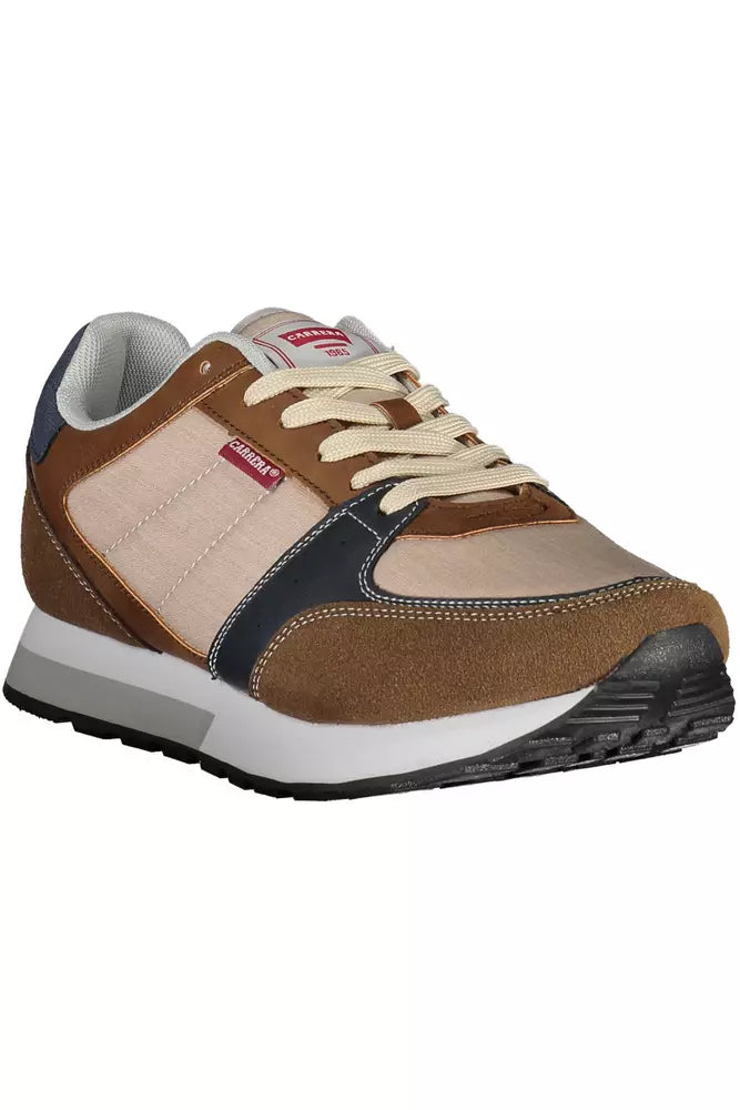 Carrera Brown ECO Leather Men's Sneakers