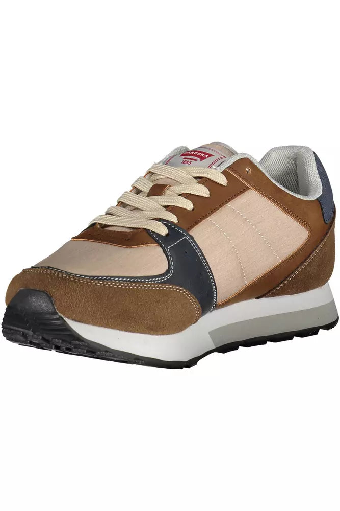 Carrera Brown ECO Leather Men's Sneakers