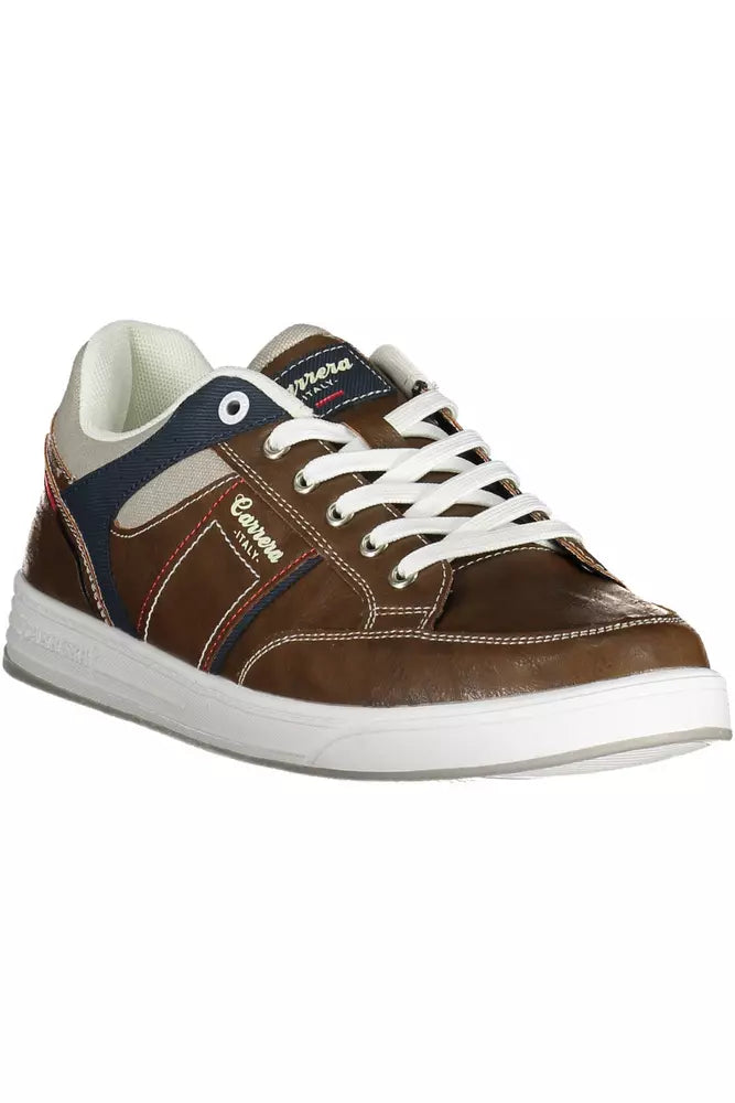 Carrera Brown Eco Leather Men's Sneaker