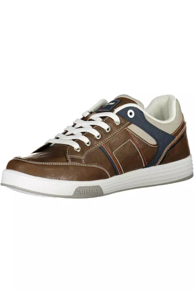 Carrera Brown Eco Leather Men's Sneaker