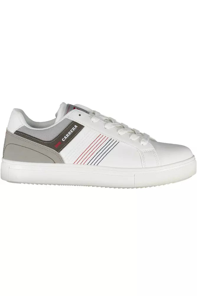 Carrera White Eco Leather Men's Sneakers