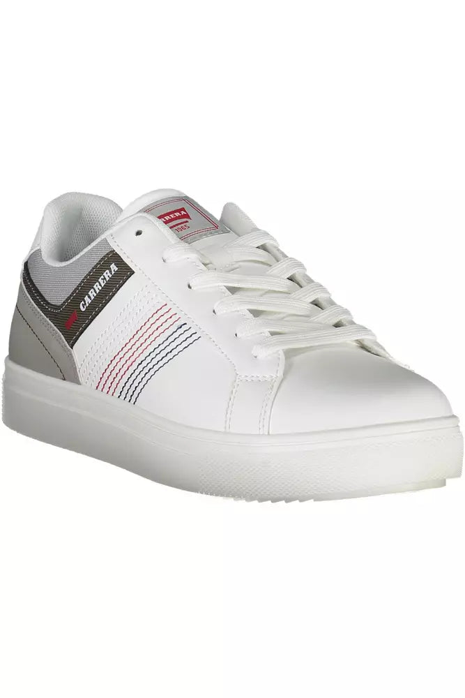 Carrera White Eco Leather Men's Sneakers