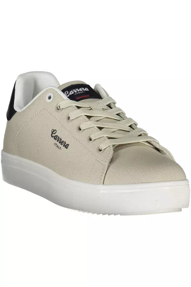 Carrera Beige Polyethylene Men's Sneakers