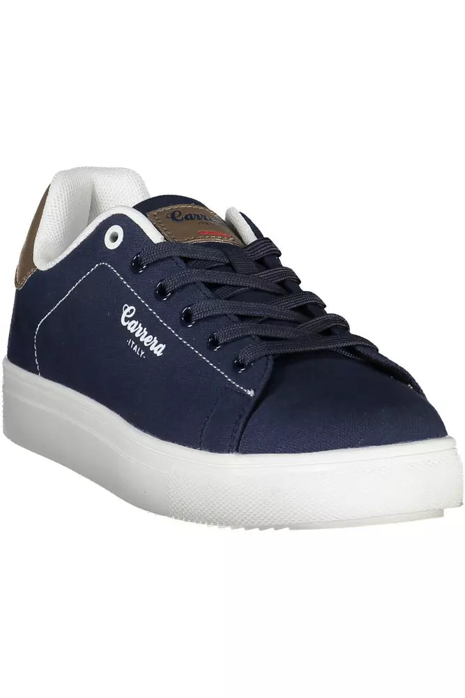 Carrera Blue Eco Leather Men's Sneakers