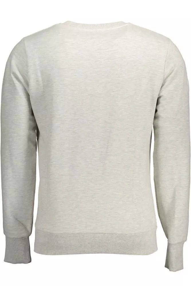 Superdry Grauer Herrenpullover aus Baumwolle