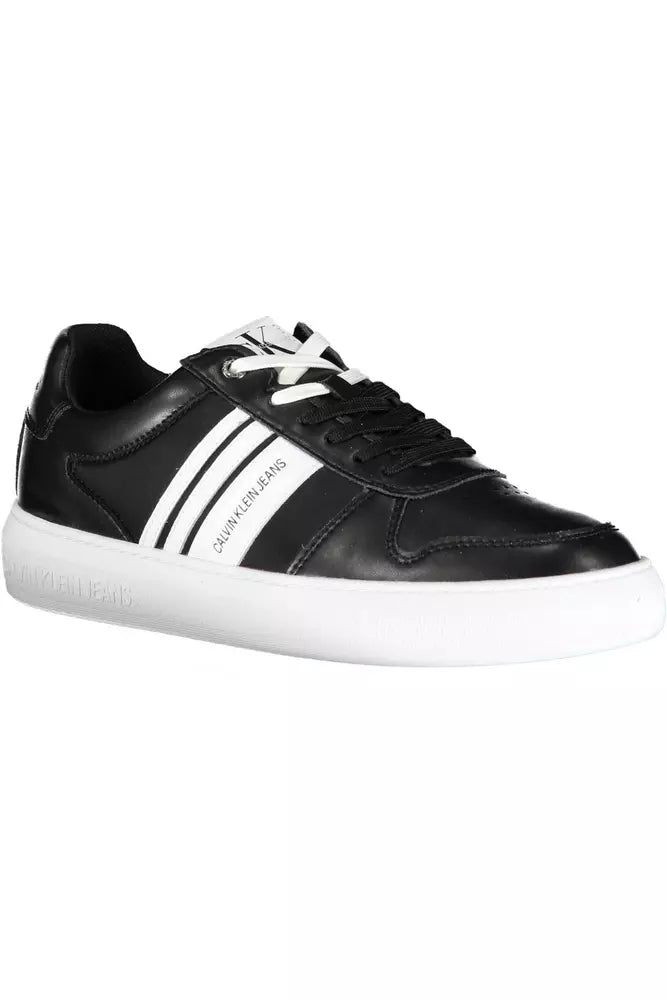 Calvin Klein Black Polyester Men's Sneaker