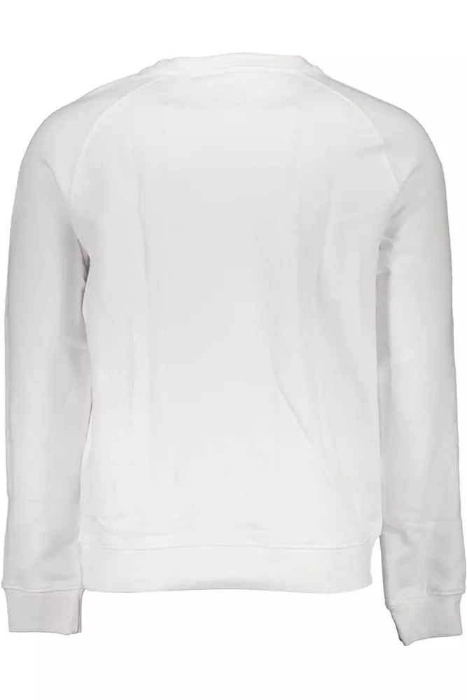 Guess Jeans White Cotton Sweater for Men