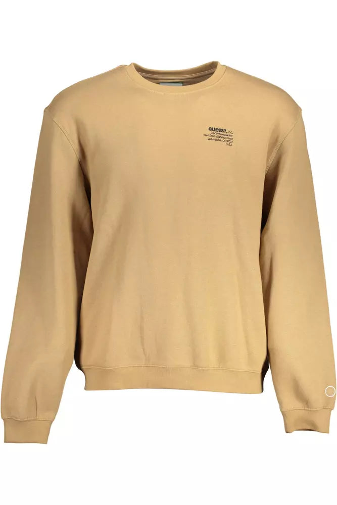 Guess Jeans Beige Cotton Men's Sweater