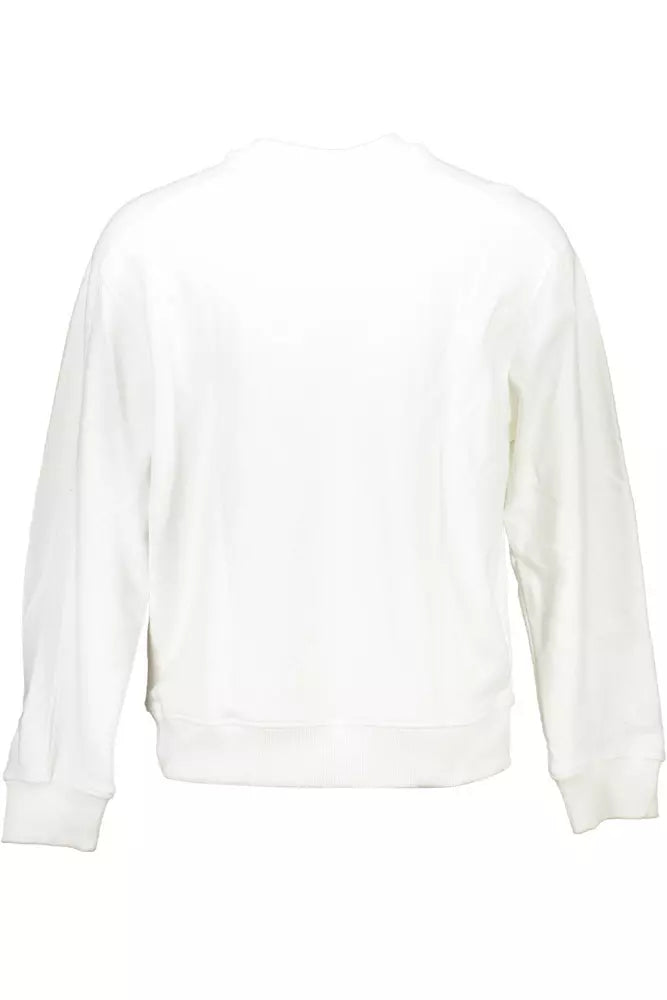 Calvin Klein White Cotton Sweater for Men