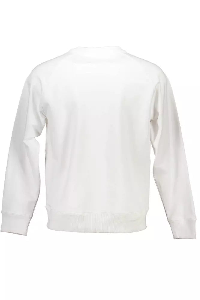 Calvin Klein White Cotton Sweater for Men