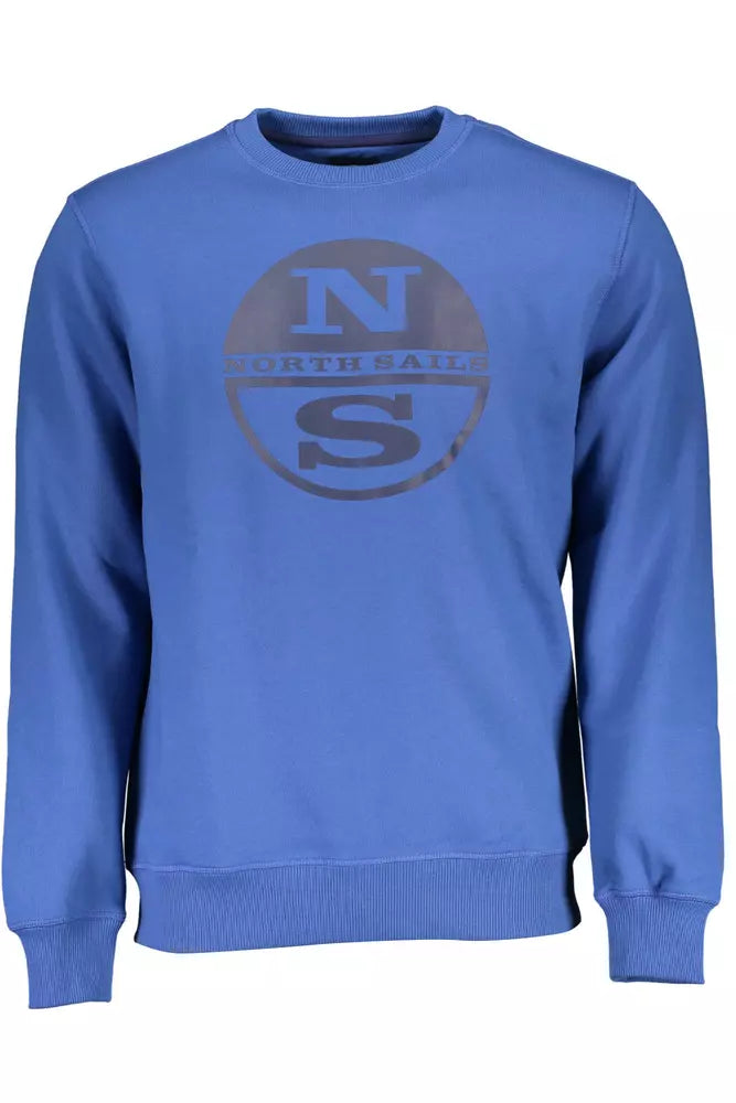 North Sails Blauer Baumwollpullover für Männer