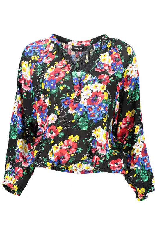 Desigual Black Viscose Top for Women