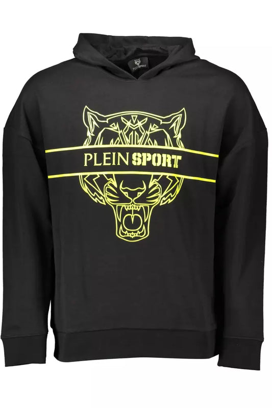 Plein Sport Schwarzer Baumwollpullover für Männer