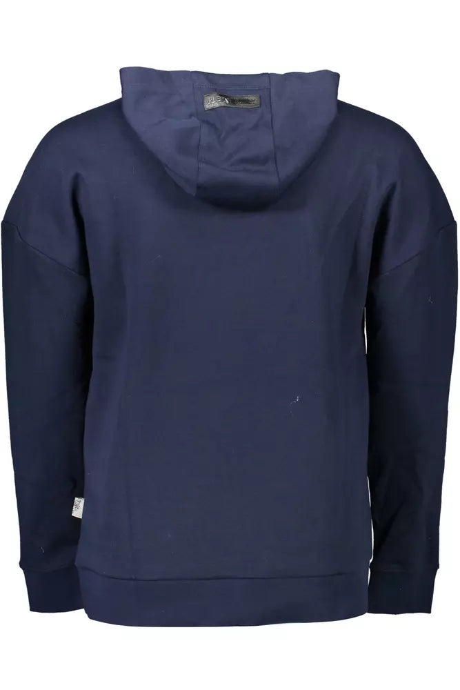 Plein Sport Blauer Baumwollpullover für Männer