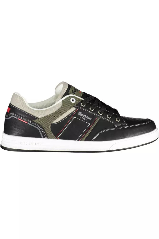 Carrera Black Eco Leather Men's Sneakers