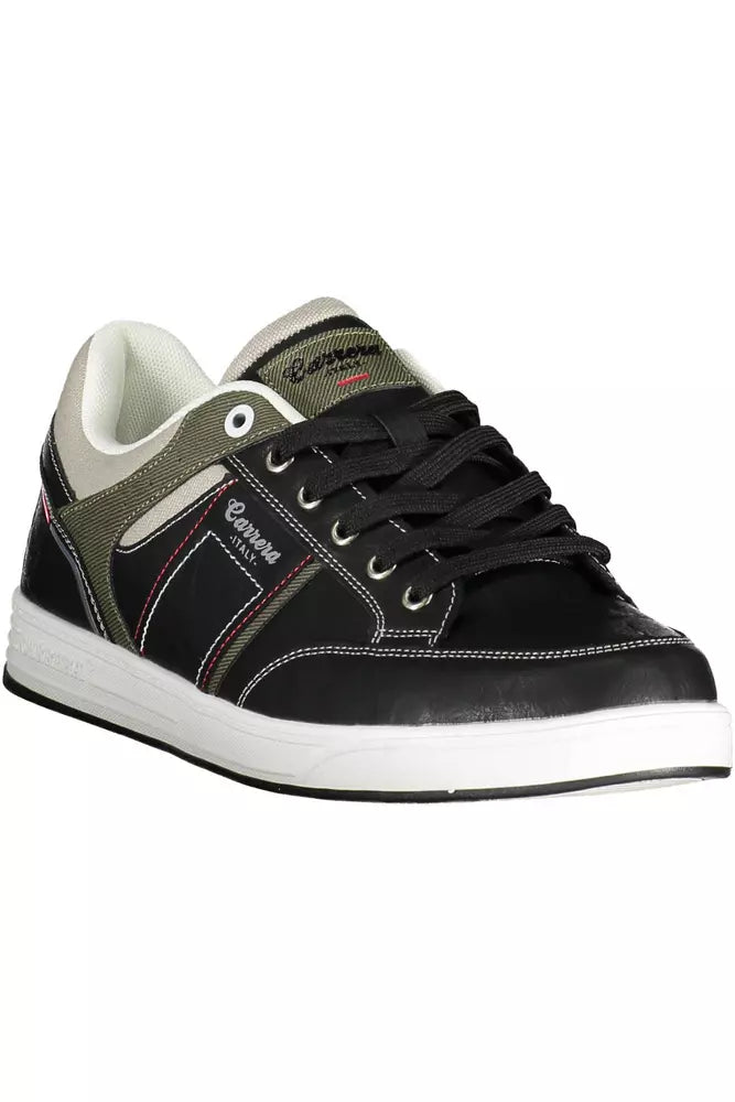 Carrera Black Eco Leather Men's Sneakers