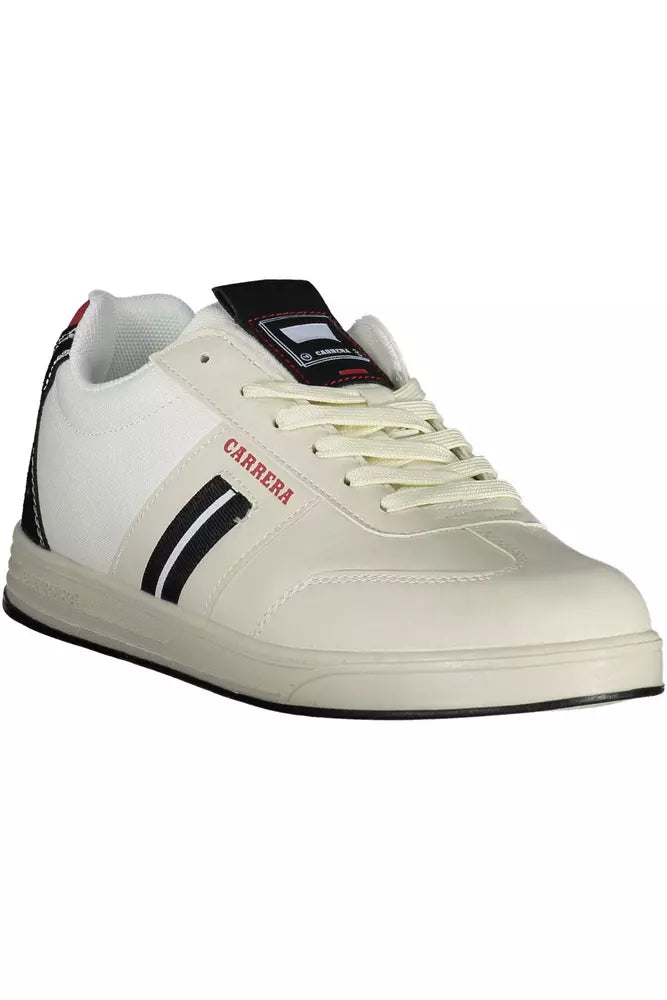 Carrera White Eco Leather Men's Sneakers